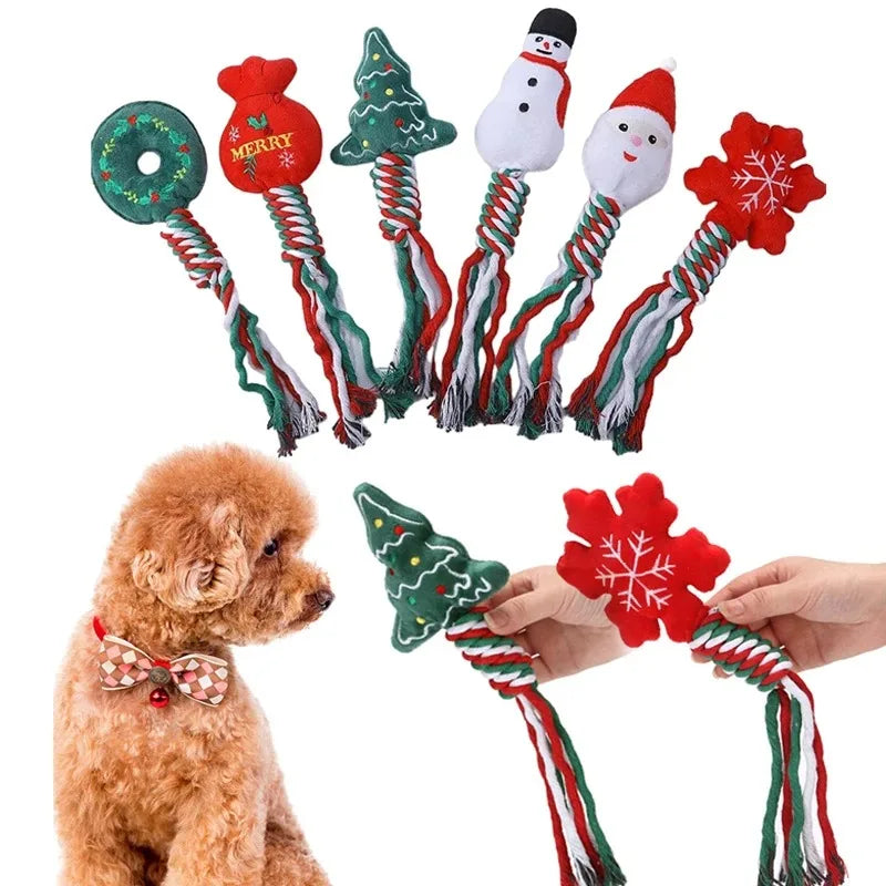 Christmas Dog Rope Toys